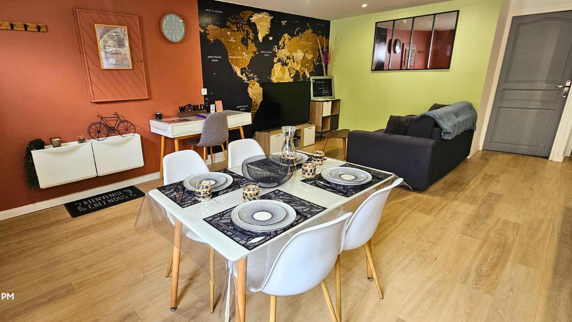 Le Concorde-Wifi-Clim-Parking-3Etoiles-Ockeys Apartment Bram Екстериор снимка