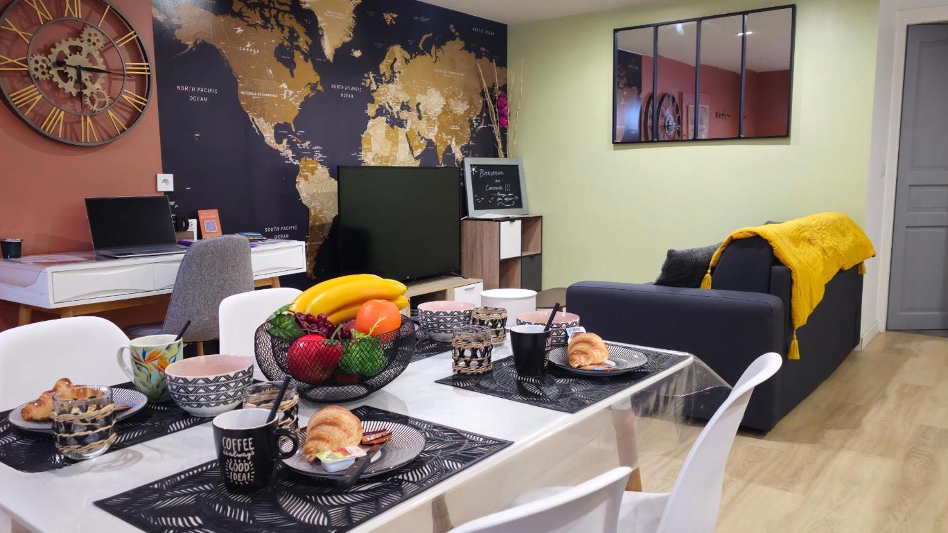 Le Concorde-Wifi-Clim-Parking-3Etoiles-Ockeys Apartment Bram Екстериор снимка